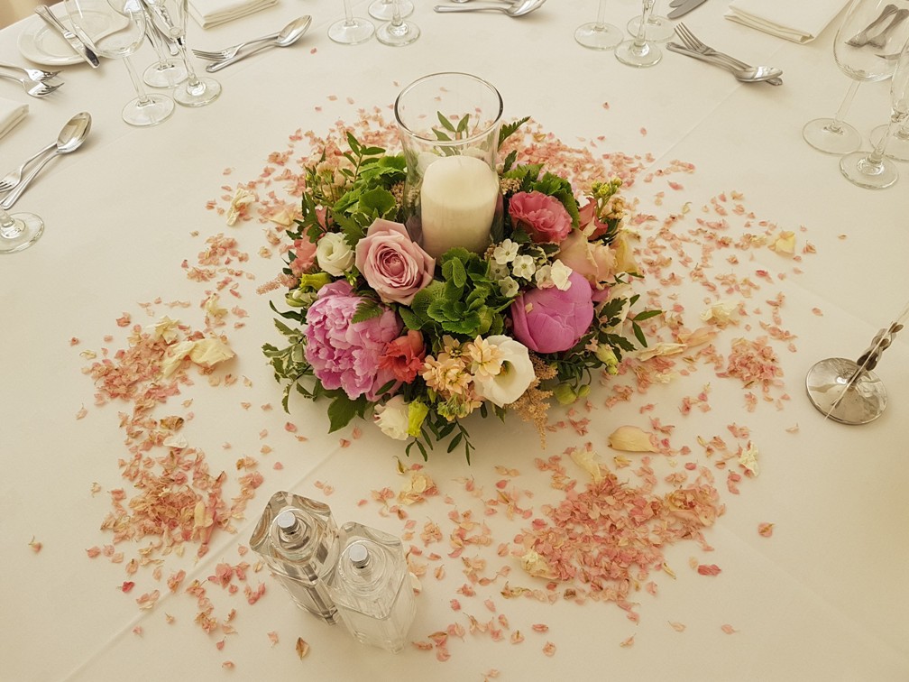 Table Centrepiece For Kent Weddings