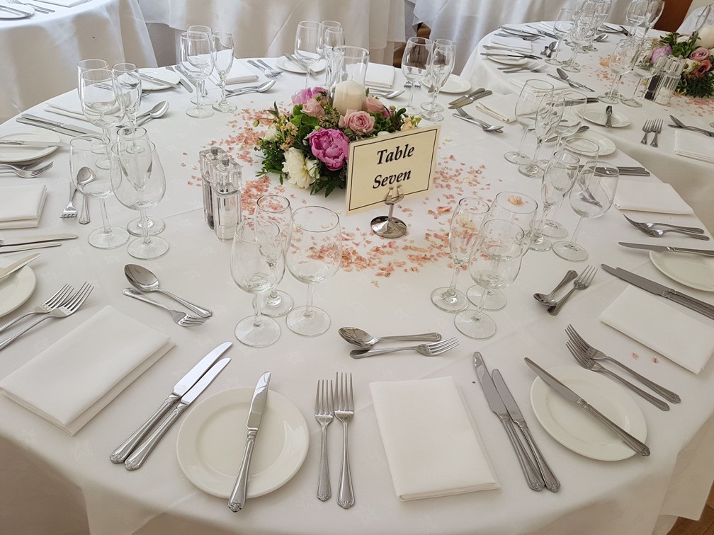 Table plan for weddings in Kent