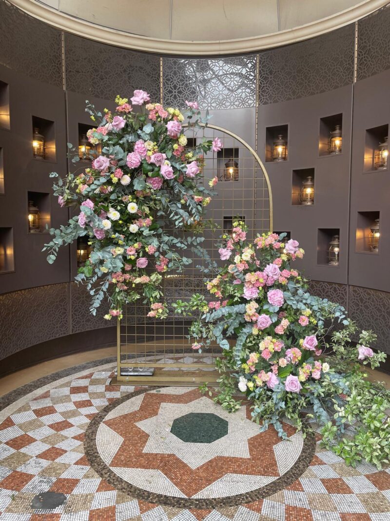 Luxury 3D Entrance Flower Arrangement – Weddings, Engagements & Celebrations